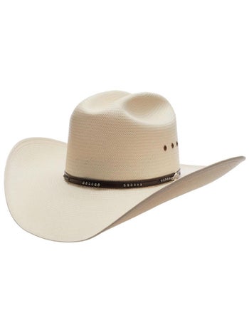 10x stetson llano cowboy hat straw