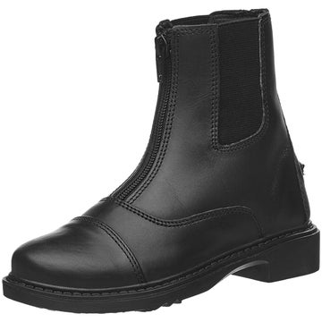 Bottes Équitation Rhinegold Boston à Fermeture Éclair Devant - Semelle Antidérapante, Cuir
