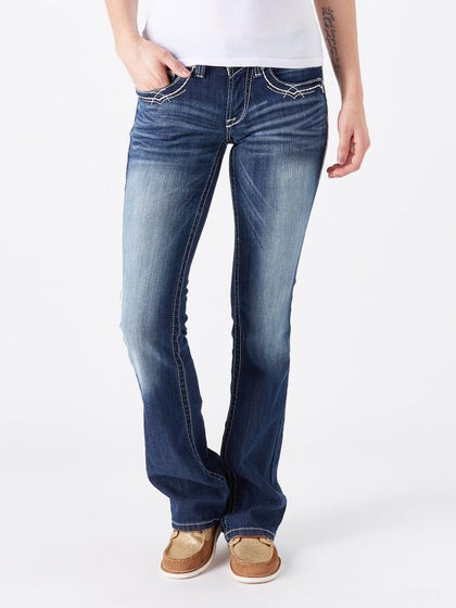 Ariat Women's REAL Denim Spitfire Bootcut Riding Jeans | Riding Warehouse