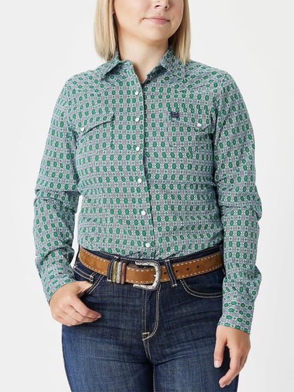 Cinch - Womens Print Long Sleeve Shirt main image 1