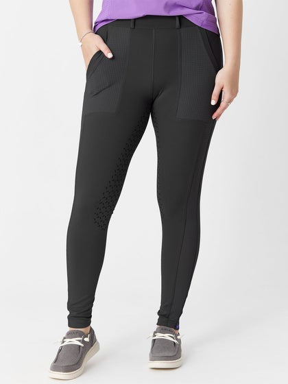 Irideon Issential Mid Rise Knee Patch Riding Tights | Riding Warehouse