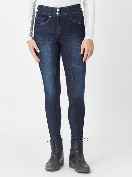 Women's Equestrian Denim Riding Breeches