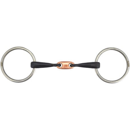 Shires Copper Lozenge Sweet Iron Snaffle Bit