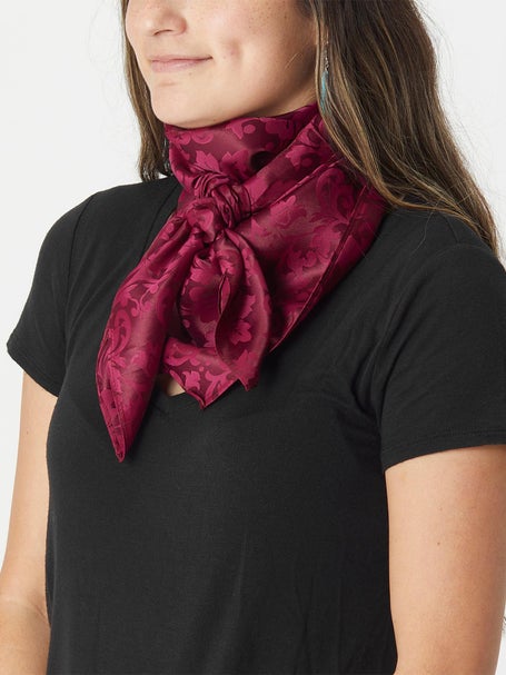 Silk & Poly Jacquard Wild Rag Scarf Bandana 36 x 36 