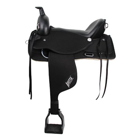 Abetta Brushpopper Synthetic Western Trail Saddle