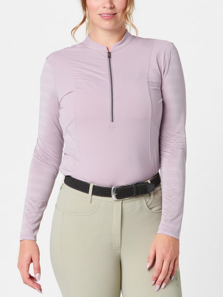 Ariat Womens Breathe 1/4 Zip Long Sleeve Top