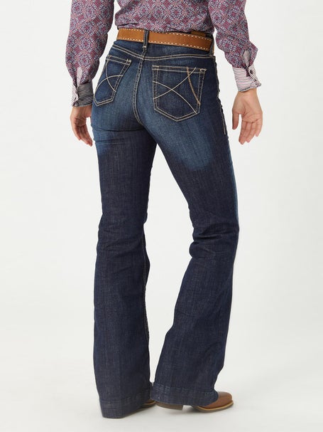 Ariat Women's Ella Dark Wash Slim Trouser Jeans Riding Warehouse