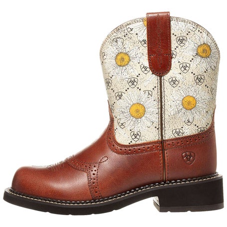 Ariat Womens Fatbaby Heritage Farrah Daisy Cowboy Boots Riding