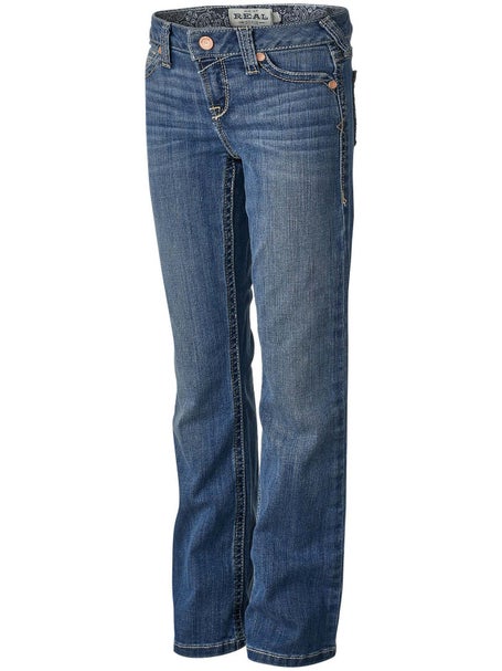 Ariat Girls Eleanor R.E.A.L. Boot Cut Whipstitch Jeans