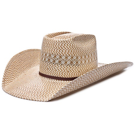Branded Western Cowboy Straw Hat With Custom Band 