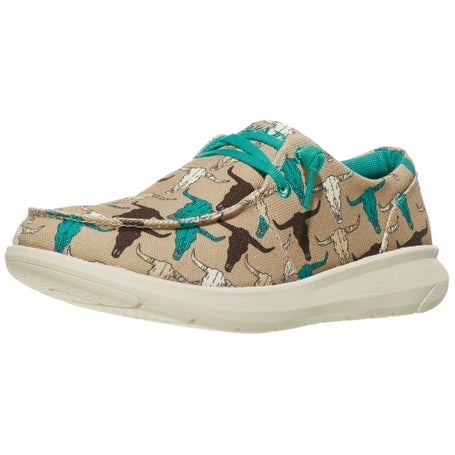 Ariat Womens Hilo Steerhead Print Shoes