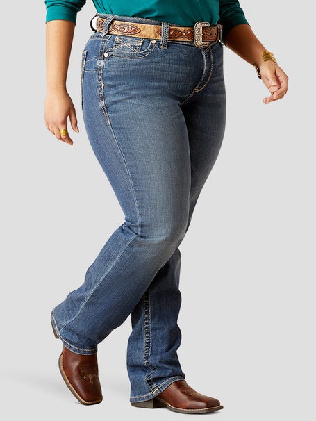 Ariat REAL Straight Leg Women's Jeans - Icon Ocean A/O