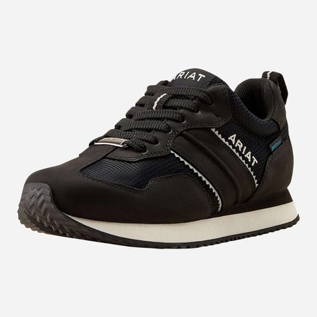 Ariat Womens Ranch Runner Waterproof Shoe Carbon Black
