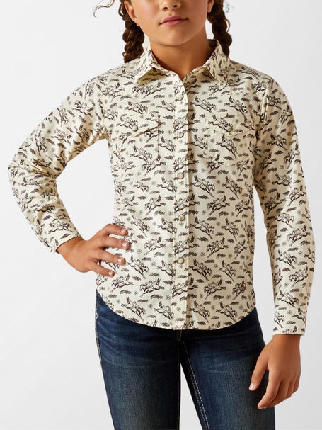Ariat Girls Rodeo Time Long Sleeve Shirt