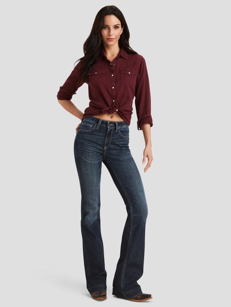 Women's Trouser Cut Jeans