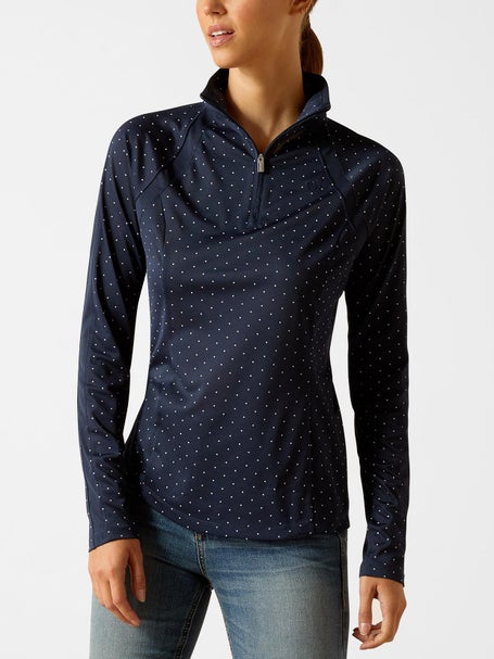 Ariat Womens Sunstopper 3.0 1/4 Zip Baselayer Top-Print