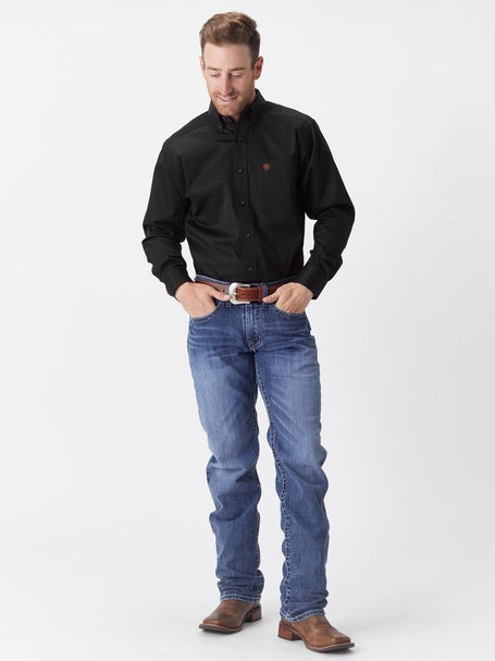 knee length dresses for ladies Ariat Men's Nelly Fitted Long Sleeve Western Shirt main image 0