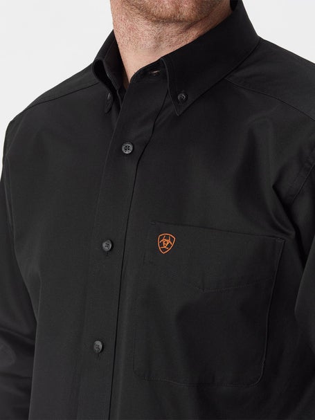 ariat black dress shirt Ariat Men's Team Logo Mexico Black Fitted Button Down Shirt 10038914 main image 0