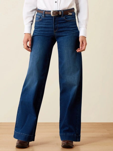Ariat Womens High Rise Vilma Ultrastretch Wide Leg Jean
