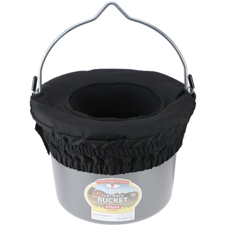 Spill guard on a 4 in 1 bucket