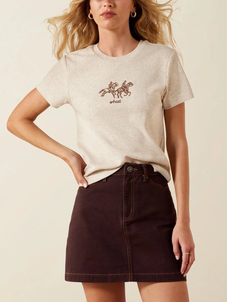 Ariat Womens Pony Club Rib Knit T-Shirt