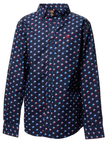 Ariat Youth Kids Nosson Classic Fit Western Shirt