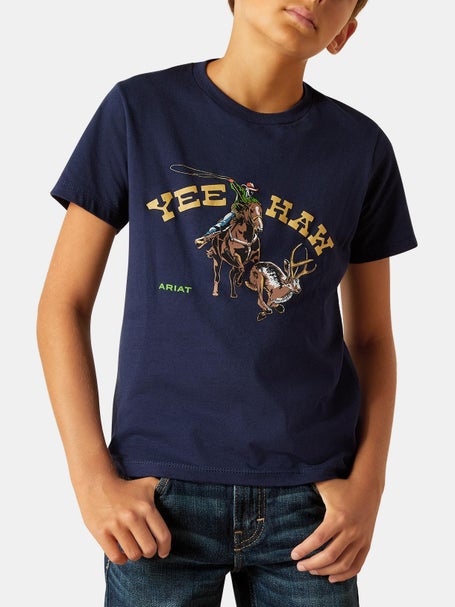 Ariat Kids Youth Yeehaw Short Sleeve Graphic Tee Shirt