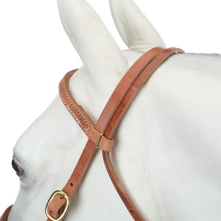 Berlin Custom All Leather Sidepull Bitless Headstall