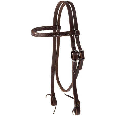 Berlin Leather Ranch Brand Browband Headstall