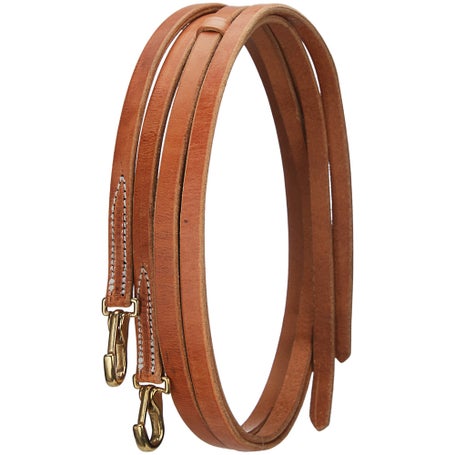 Berlin Custom Leather Split Reins with Snaps- Light 8