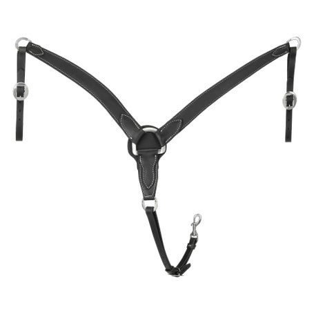 Berlin Custom Leather Black Breast Collar
