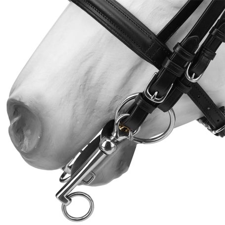 Bride de dressage équitation Cheval et Poney - 900 noire - Vêtements