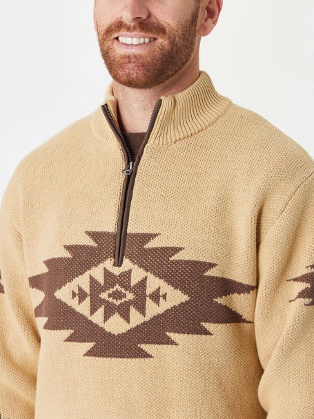 Cinch Men's Printed 1/4 Zip Pullover Sweater Riding Warehouse