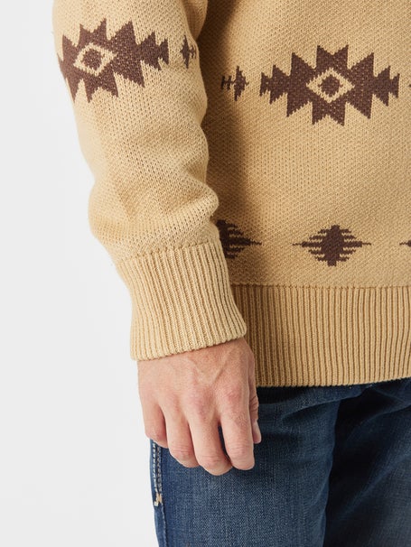Cinch Men's Printed 1/4 Zip Pullover Sweater
