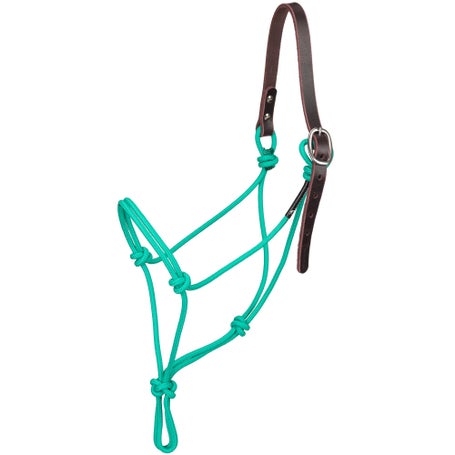 Knotty Girlz Stiff 2-Knot Leather Quick Release Halter