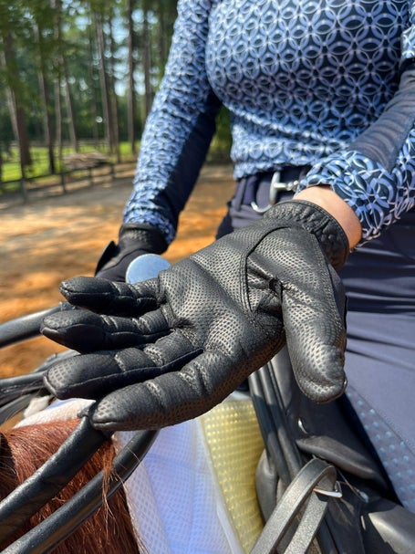 Leather Gloves For Ladies Riding Gloves Correct Connect Tackified