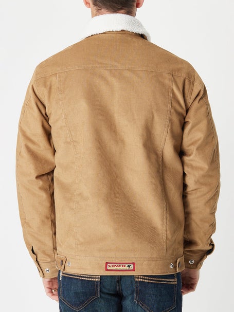 Cinch Men's Corduroy Sherpa Lined Trucker Jacket