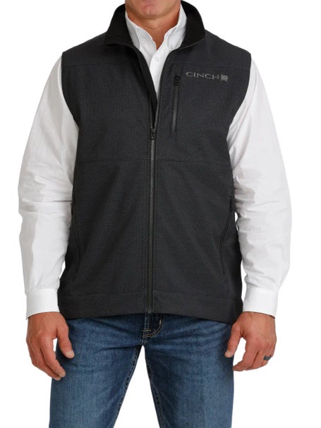 Cinch Mens Full Zip Bonded Vest