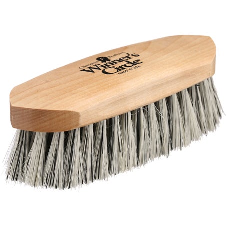Champion Brush Wood Back Grey English Stiff Brush 7 1/2