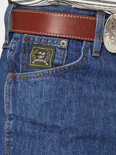 Cinch Men's Green Label Relaxed Fit - Dark Stonewash - Saddle Rags