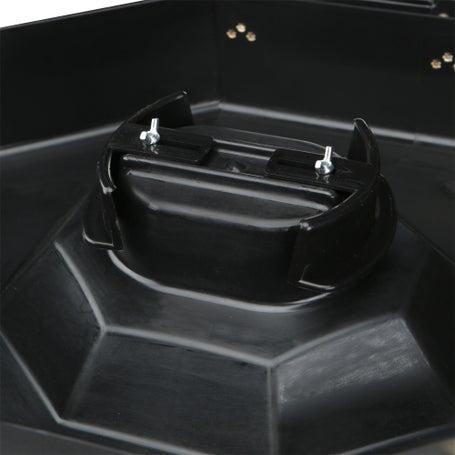 Oukaning Cowboy Hat Box Travel Fedora Holder Storage Case Dustproof Black