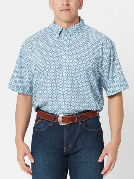 Cinch Mens ArenaFlex Short Sleeve Patterned Shirt