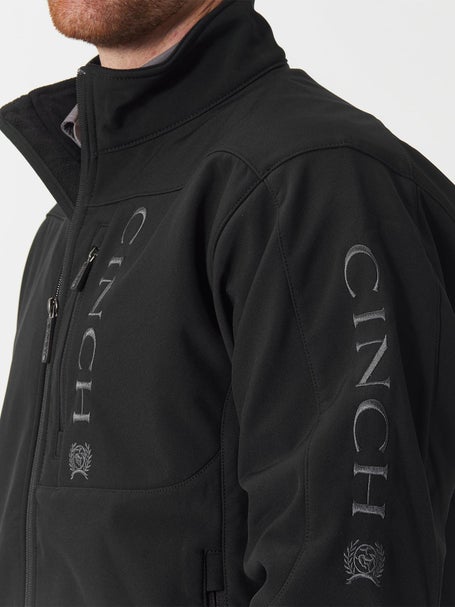 Cinch Men's Softshell Bonded Jacket Black Large