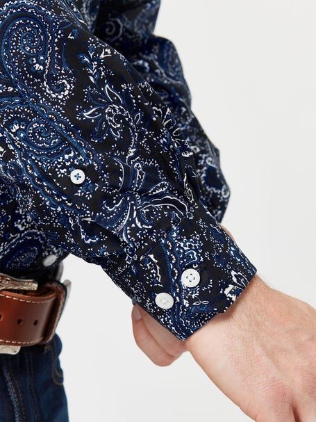 cinch navy blue shirt