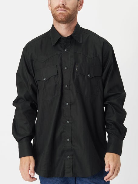 Cinch Men's Long Sleeve Western Pearl Snap Dress Shirt Riding