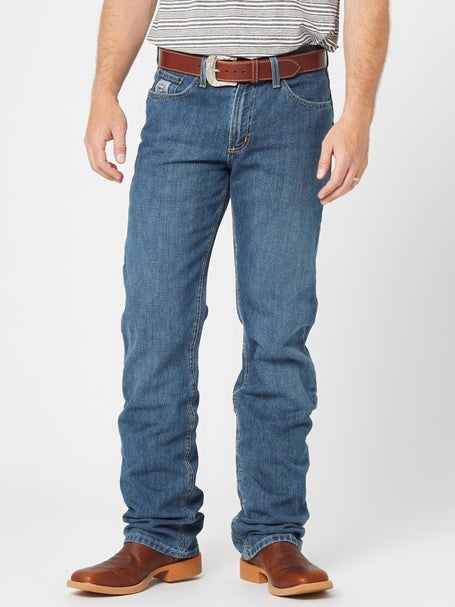 Cinch Men's Silver Label Slim Fit Jean, Medium Stone Wash, 26W x 30L at   Men's Clothing store