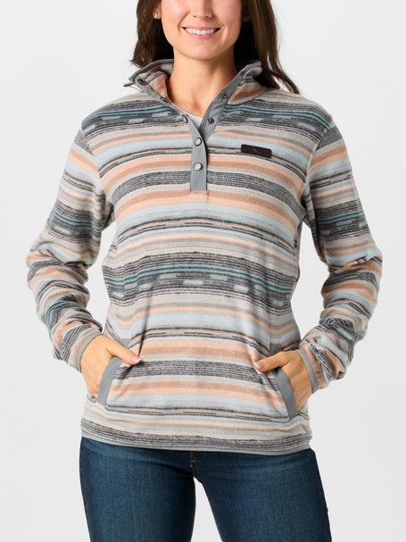 Cinch Womens 1/4 Snap Placket Fleece Pullover