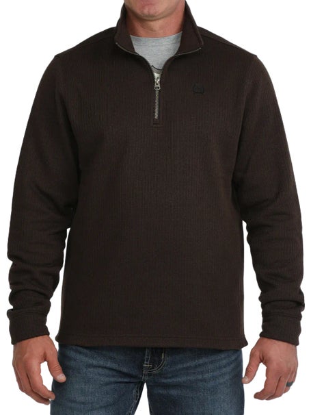 Cinch Mens 1/4 Zip Pullover Sweater