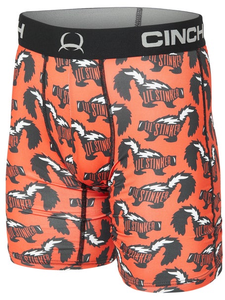 Cinch Men's 9 Red Skunk Boxer Briefs – Pard's Western Shop Inc.