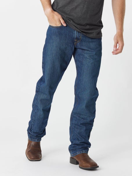 Mid Rise Straight Men's Jeans - Dark Wash